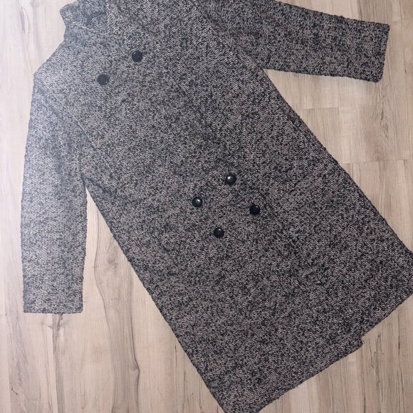 Vintage 80s Collection Elegante Double Breasted Coat 7/8 - Picture 10 of 10